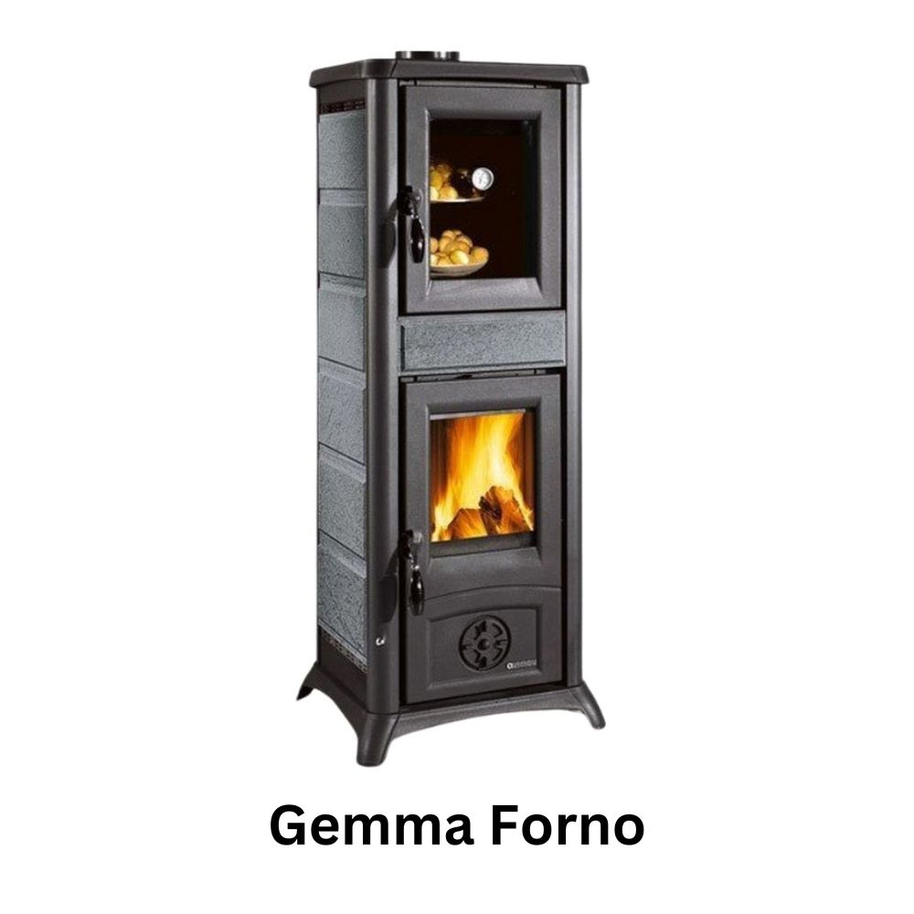 Italian Wood-Burning Stove with Oven